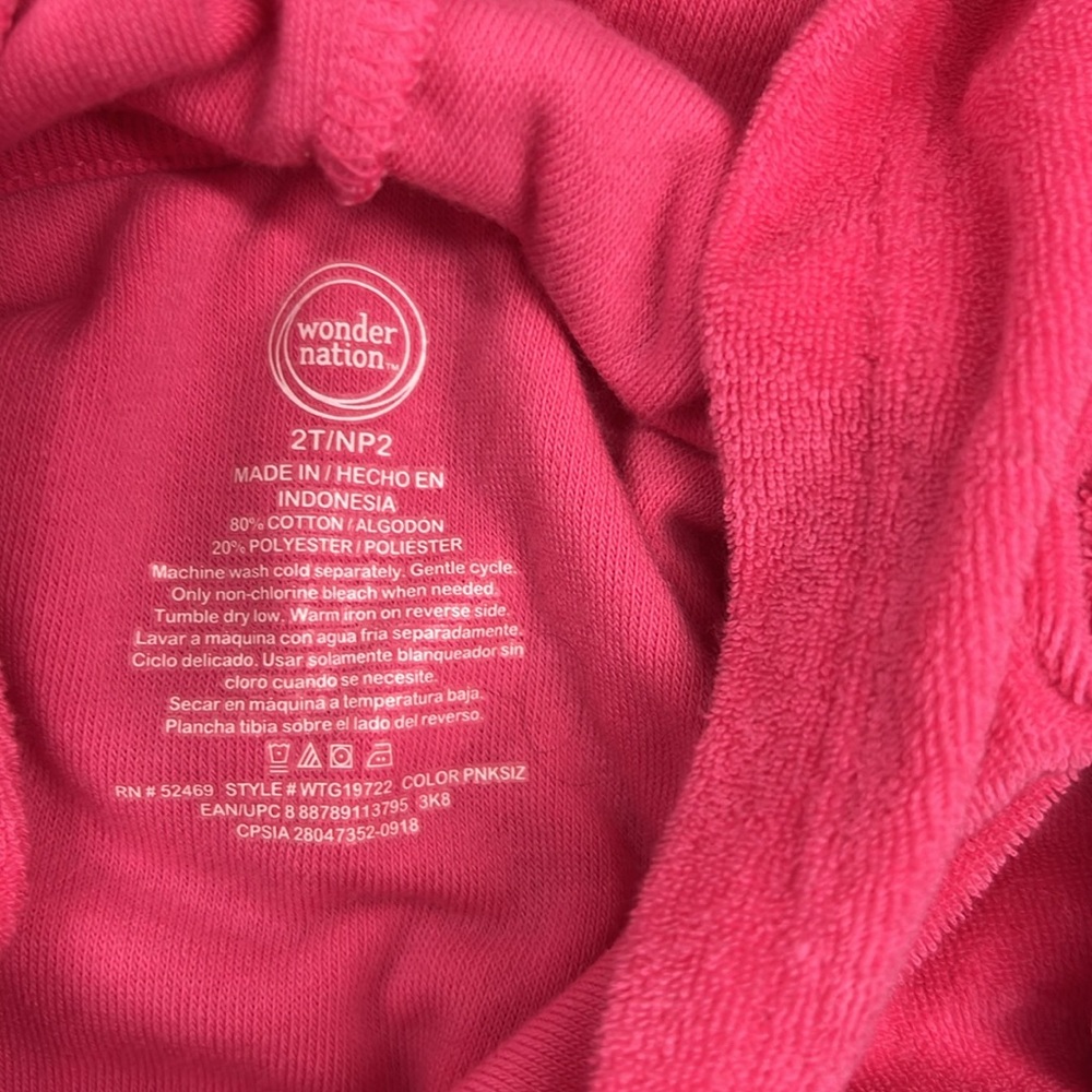 Size 2T Swimsuit & Coverup Bundle - Picture 6 of 8